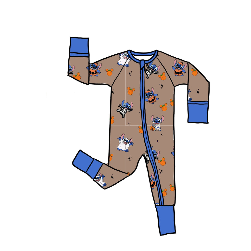 Alien Tricks Zippie Romper