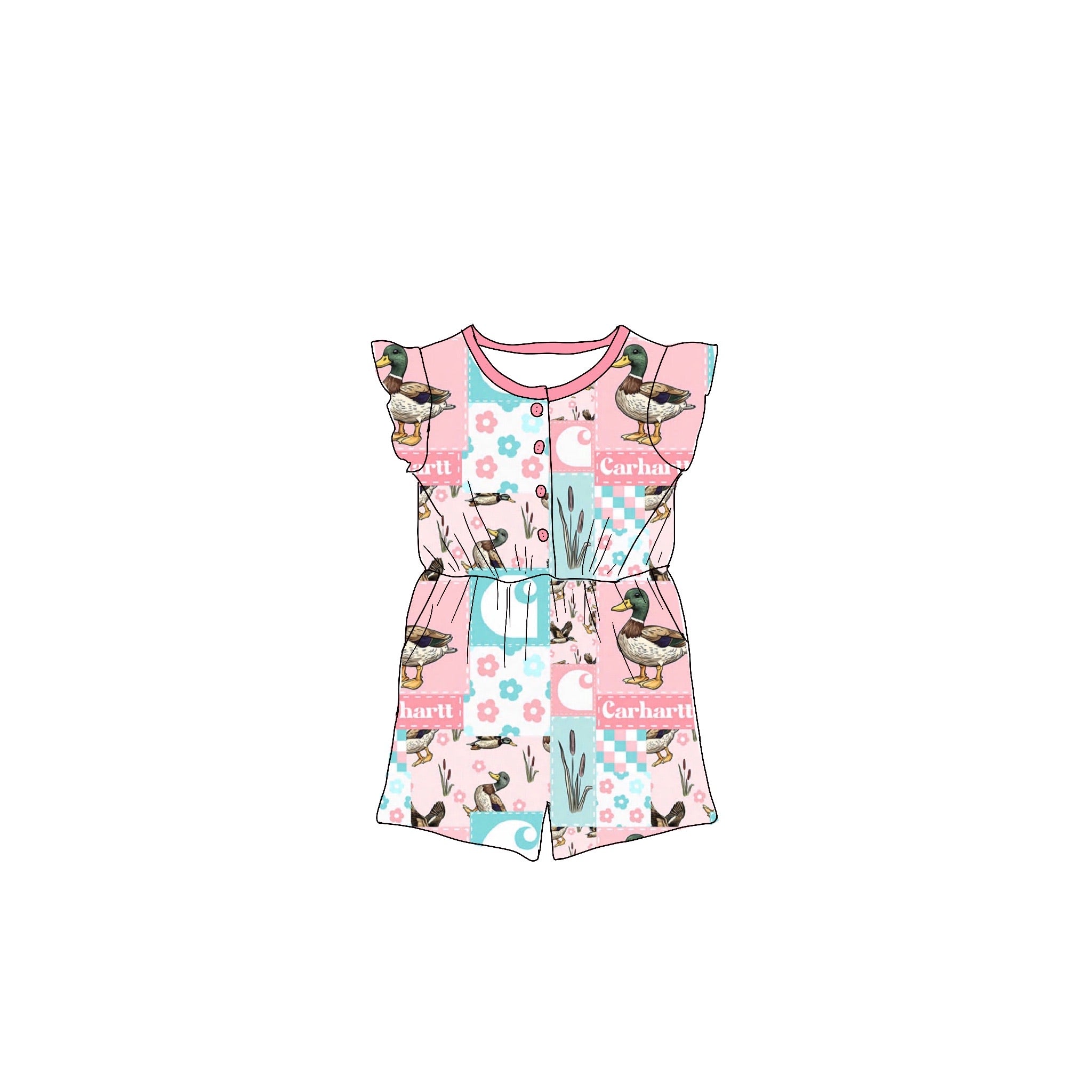 What’s Quackin’ Bamboo Romper