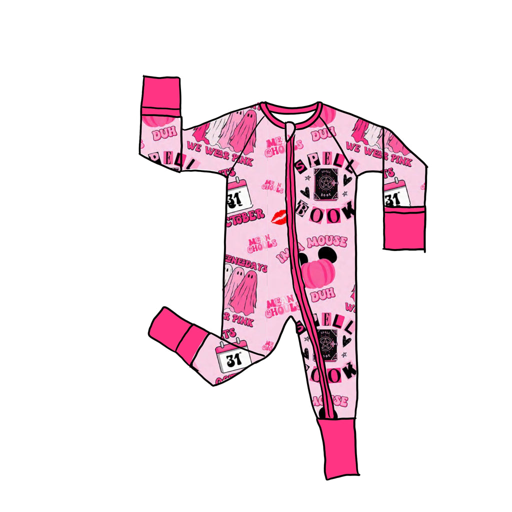 Mean Ghouls Zippie Romper