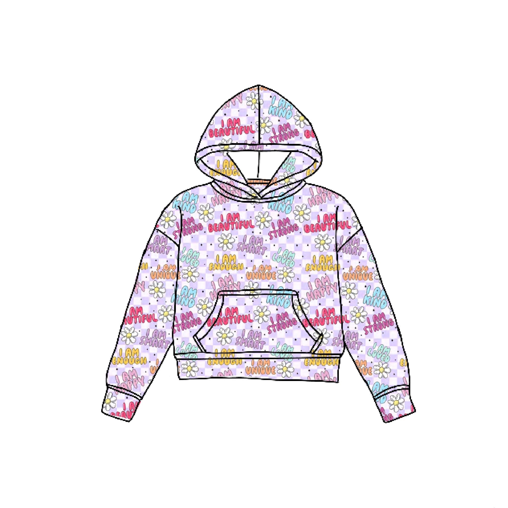 Unique Flower Unisex Hoodie