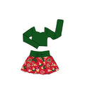 Holiday Magic Long Sleeve Athletic Skirt Set