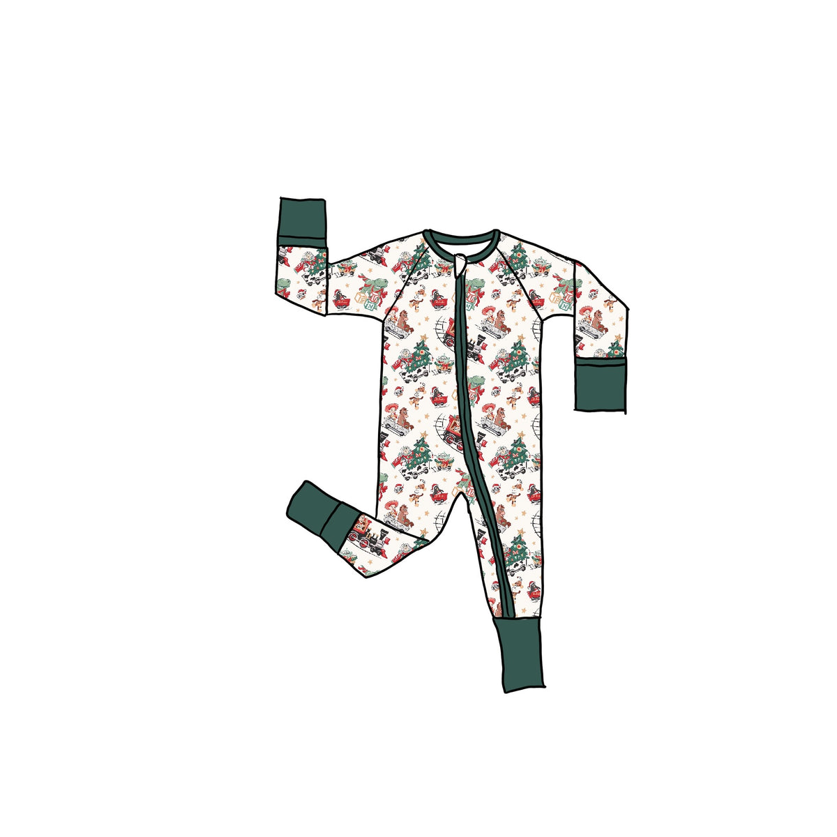 Toy Story Wonderland Bamboo Zippie Romper