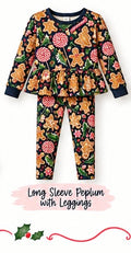 Gingerbread Bakery Peplum with leggings