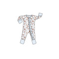 Made of Snow Bamboo Ruffle Zippie Romper