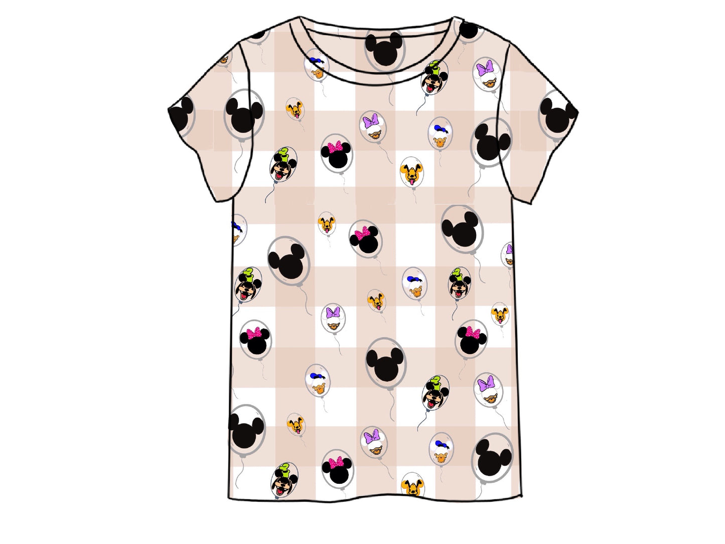 Mickey and Friends Short Sleeve T-Shirt