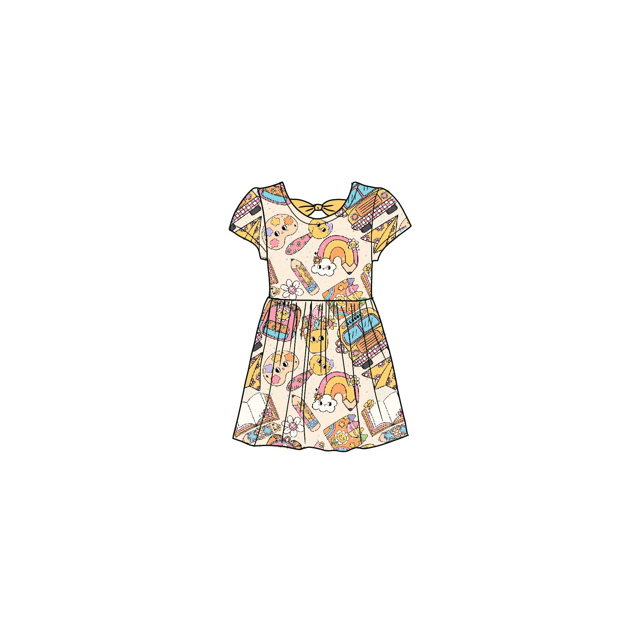 Study Hall Bamboo Dress with Bow