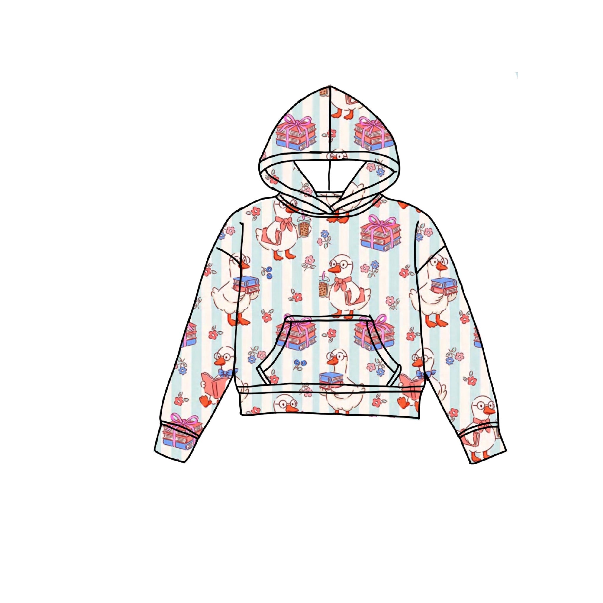 Reading Goose Unisex Hoodie
