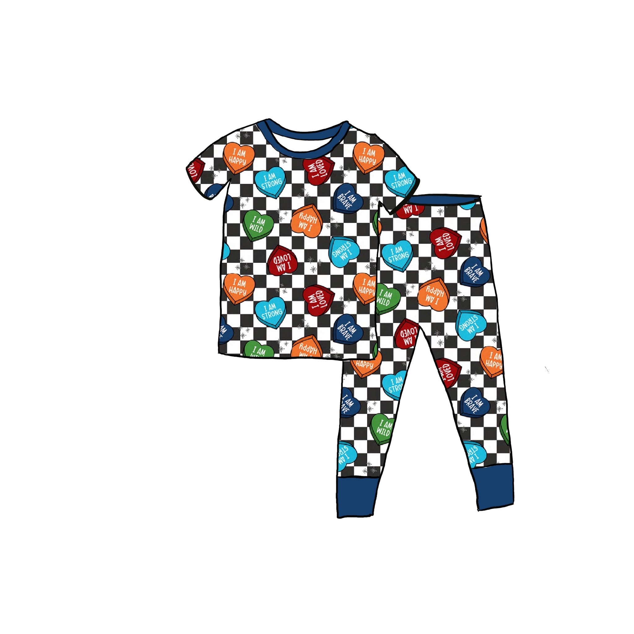 I AM.. Hearts 2-piece set
