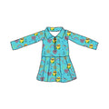 Scribble & Sketch Long Sleeve Athletic Dress