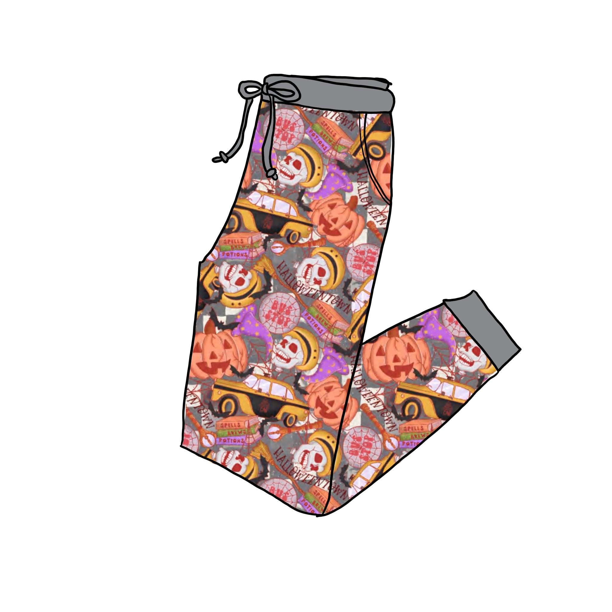 Halloweentown Adult bamboo joggers