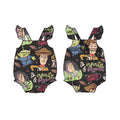 Infinity and Beyond Bamboo Ruffle bubble romper