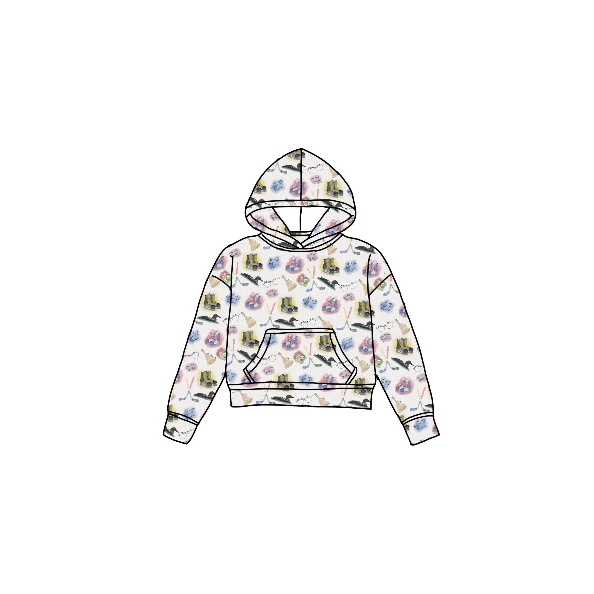 Loon Call Adults Hoodie