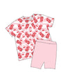 Cherry Cola Fizz Oversized Bamboo Biker Set