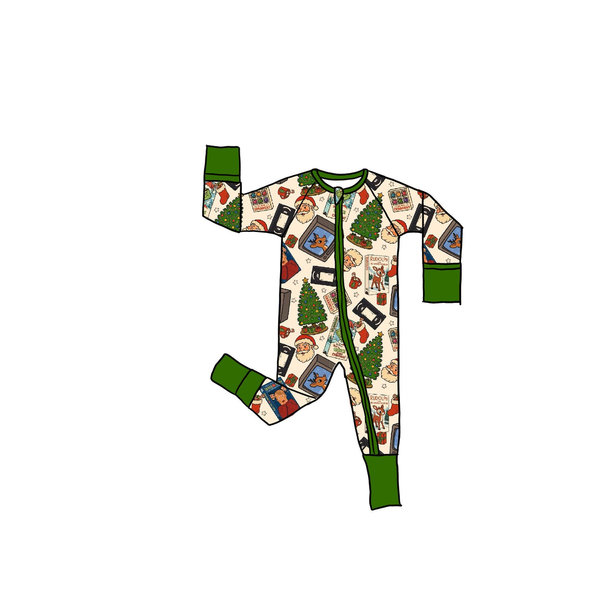 VHS Noel Bamboo Zippie Romper
