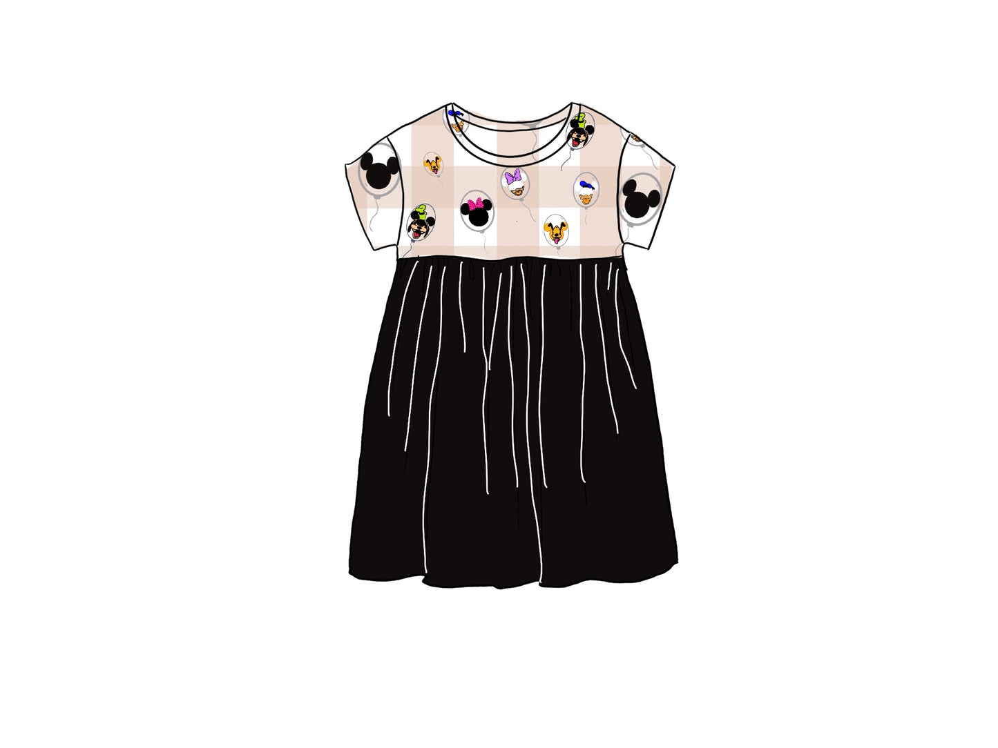 Mickey and Friends Bamboo Viscose short Sleeve Dress