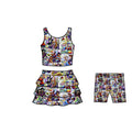 Good vs Evil Athletic Skirt Set