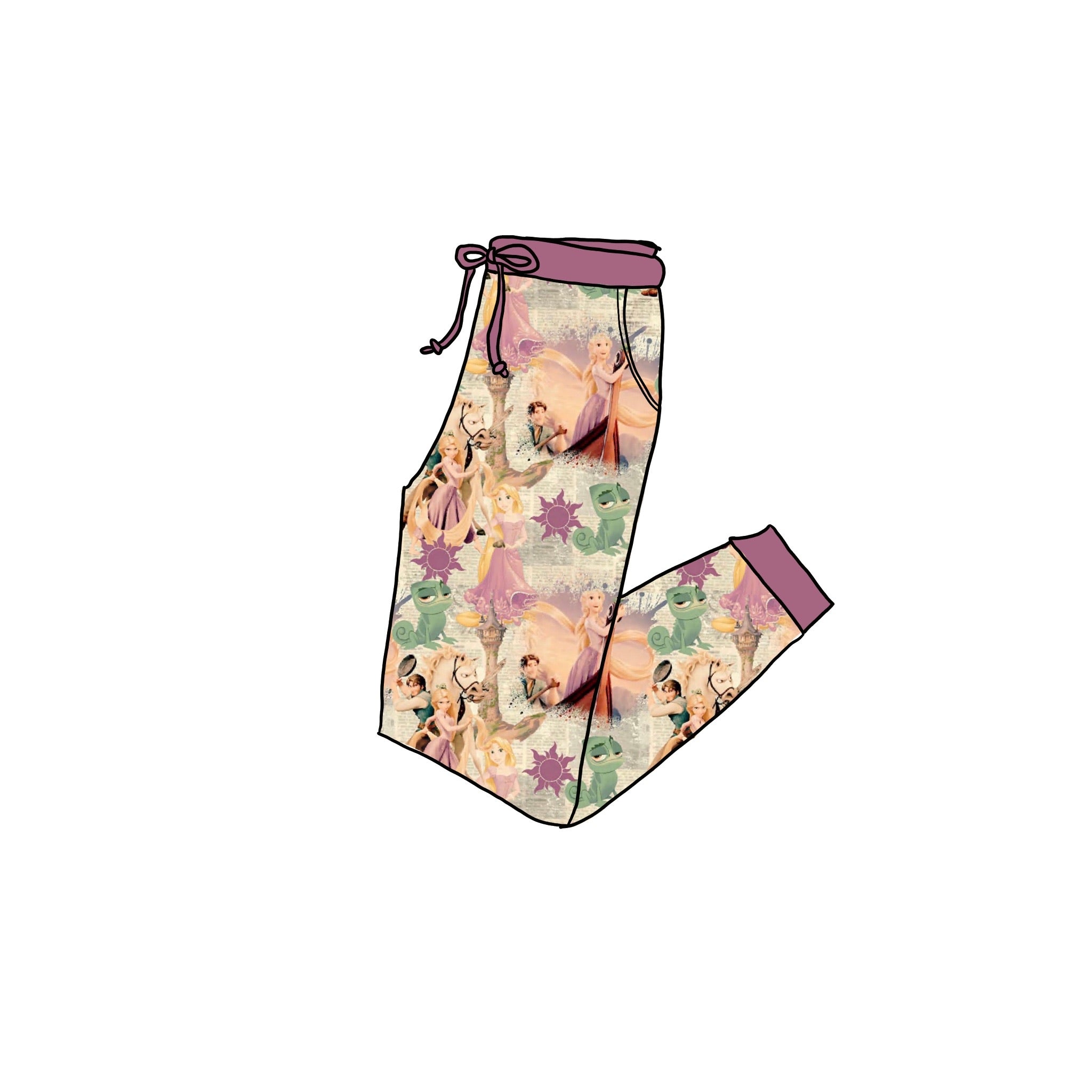 Floating Light Adult bamboo joggers