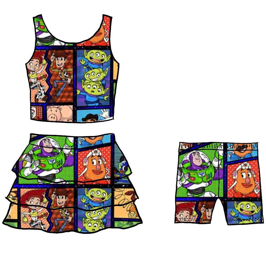 Andy’s Room Athletic Skirt Set