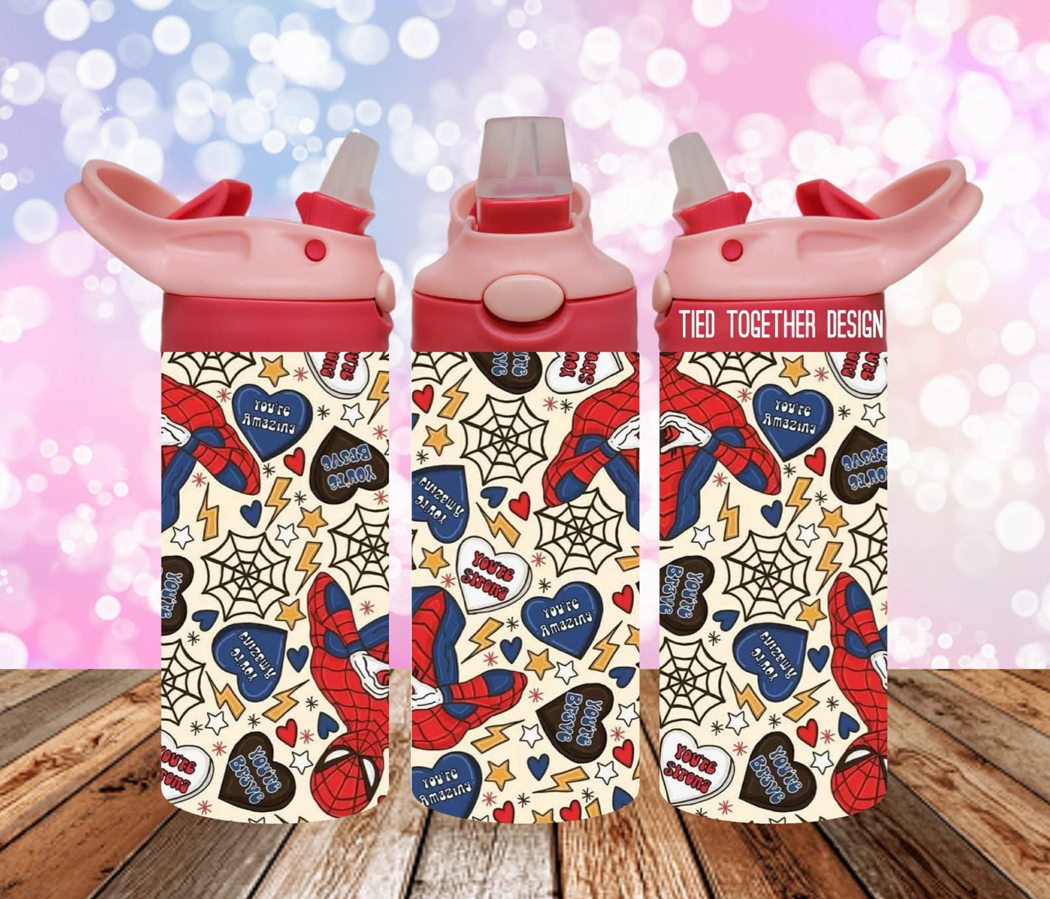 Brave Spider-Man Insulated kids Tumbler