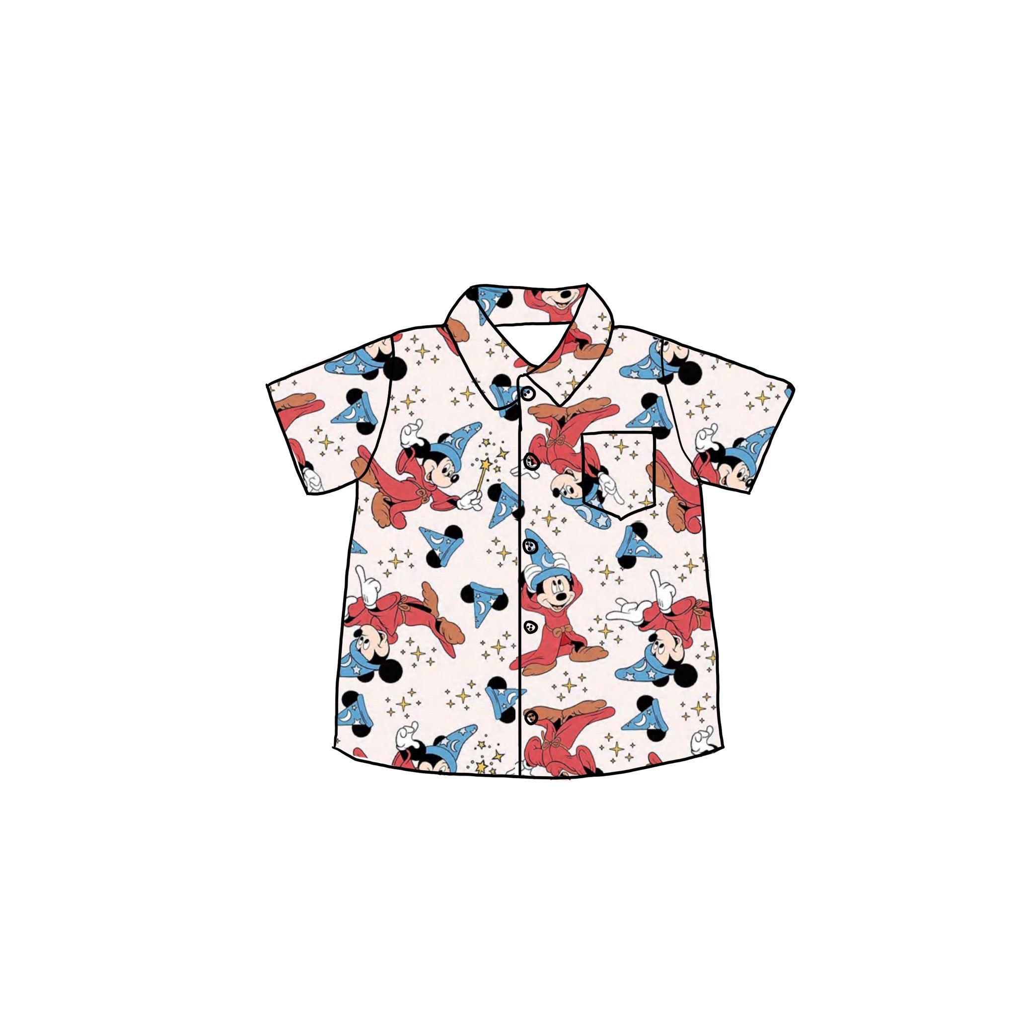 Sorcerers Apprentice Button Down