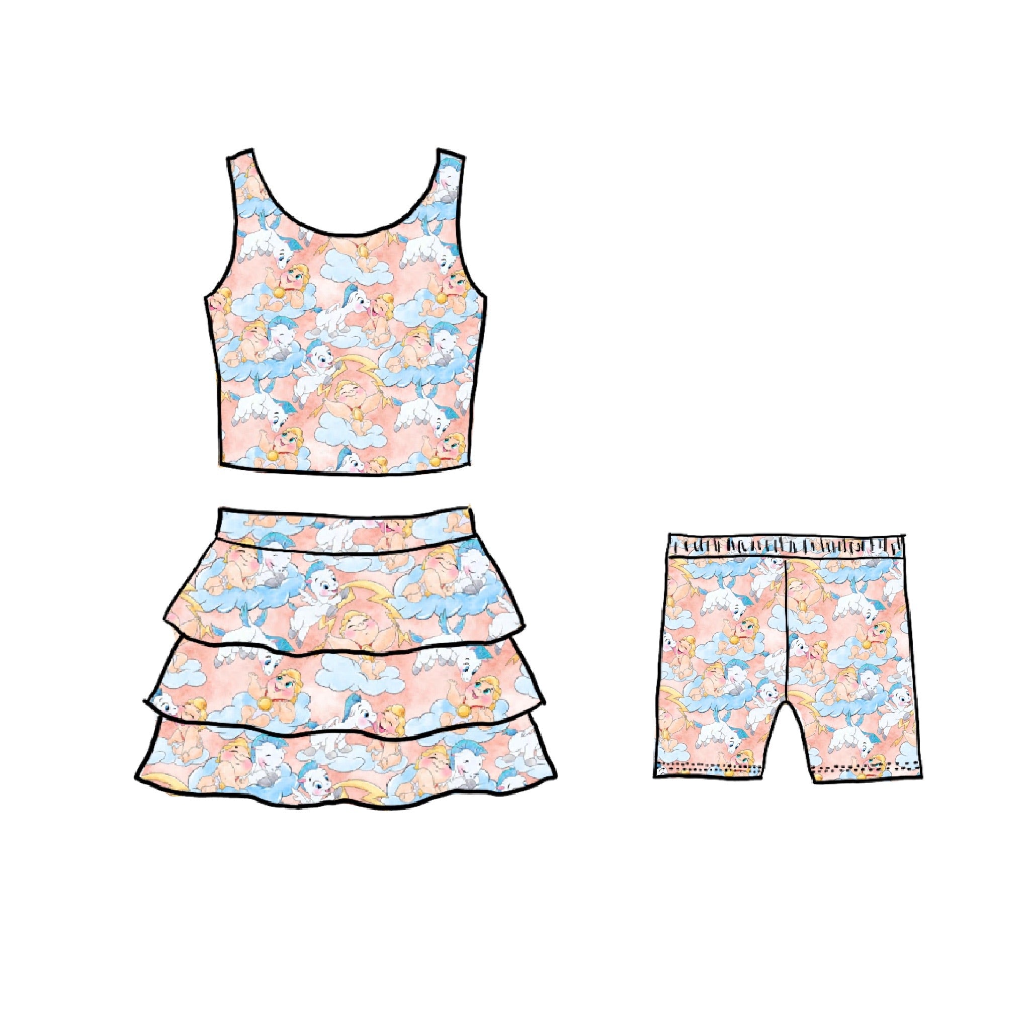 Hercules Hercules Athletic Skirt Set