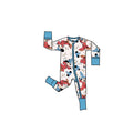 Sorcerers Apprentice Bamboo Zippie Romper
