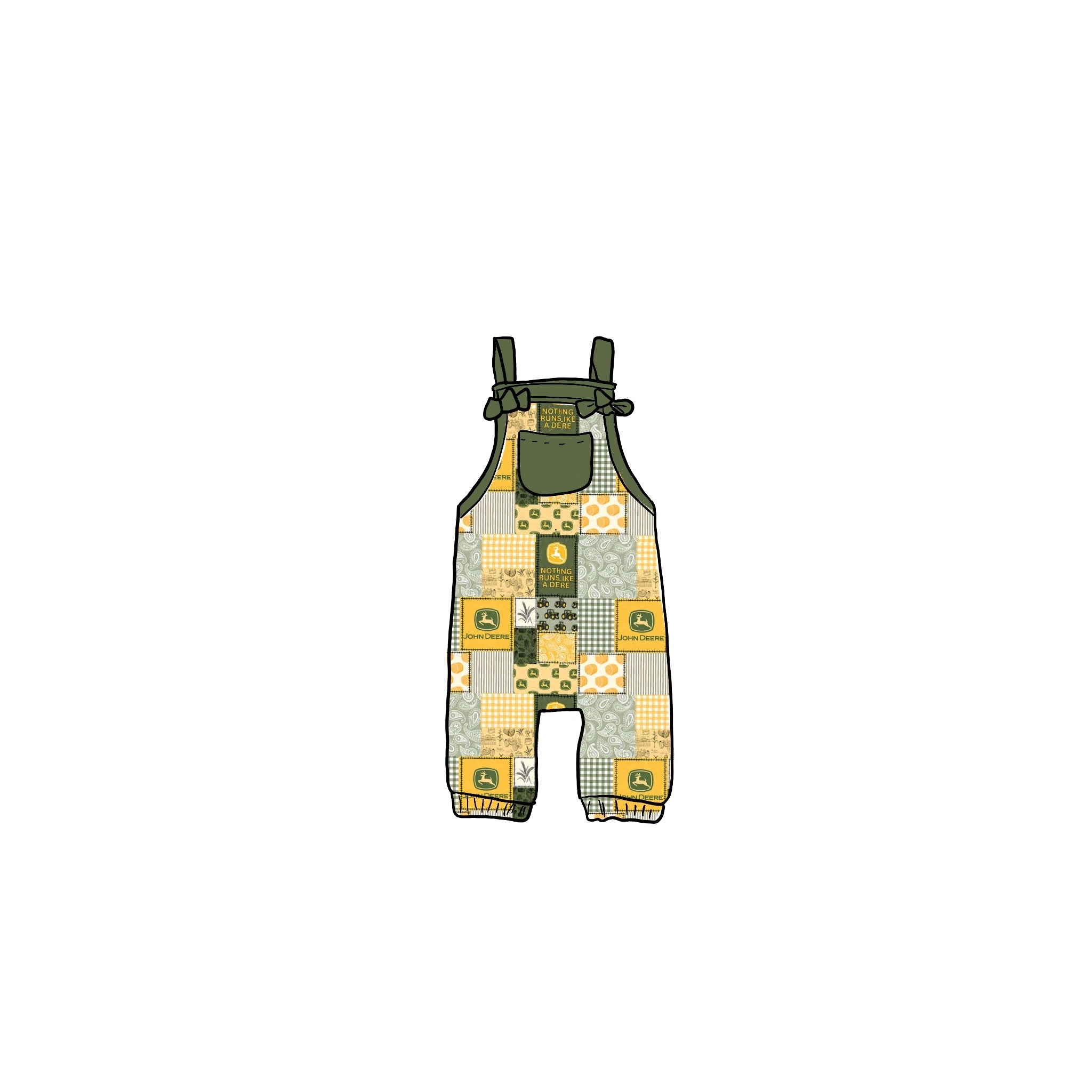 Mowin’ Along Bamboo Overalls