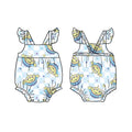 Mystic Portal Bamboo Ruffle bubble romper