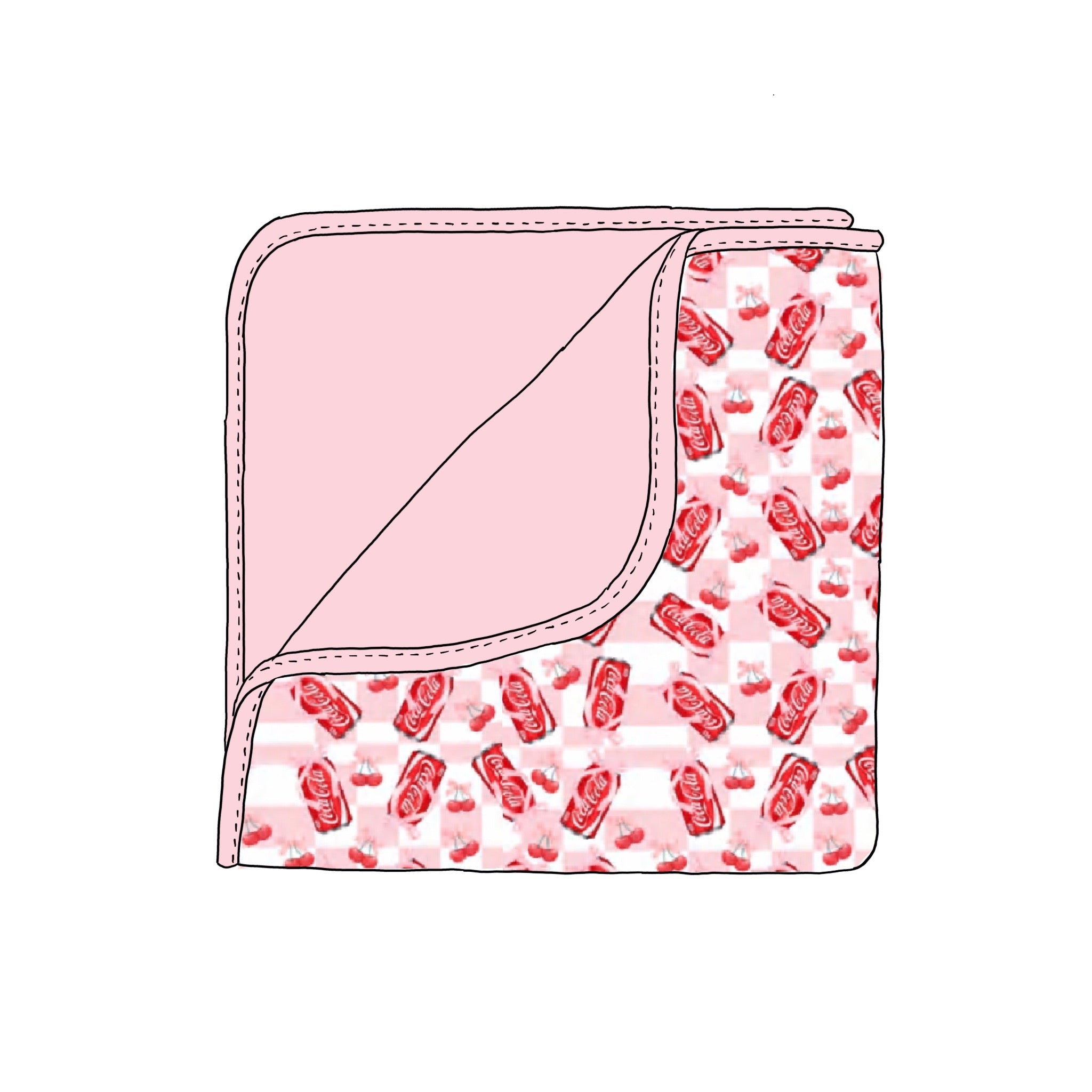 Cherry Cola Fizz blanket