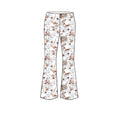 Made of Snow Adult bamboo Flare Pants and Shirt Set