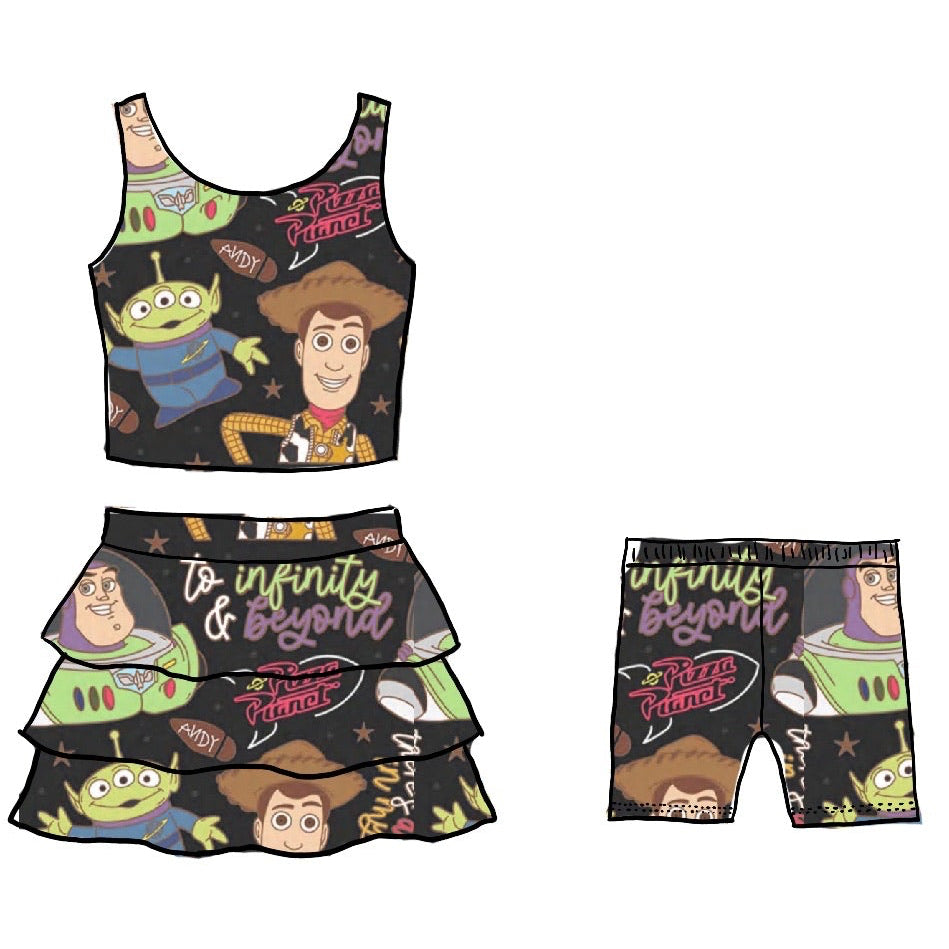 Infinity and Beyond Athletic Skirt Set