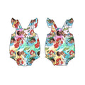 Ocean Babies Bamboo Ruffle bubble romper