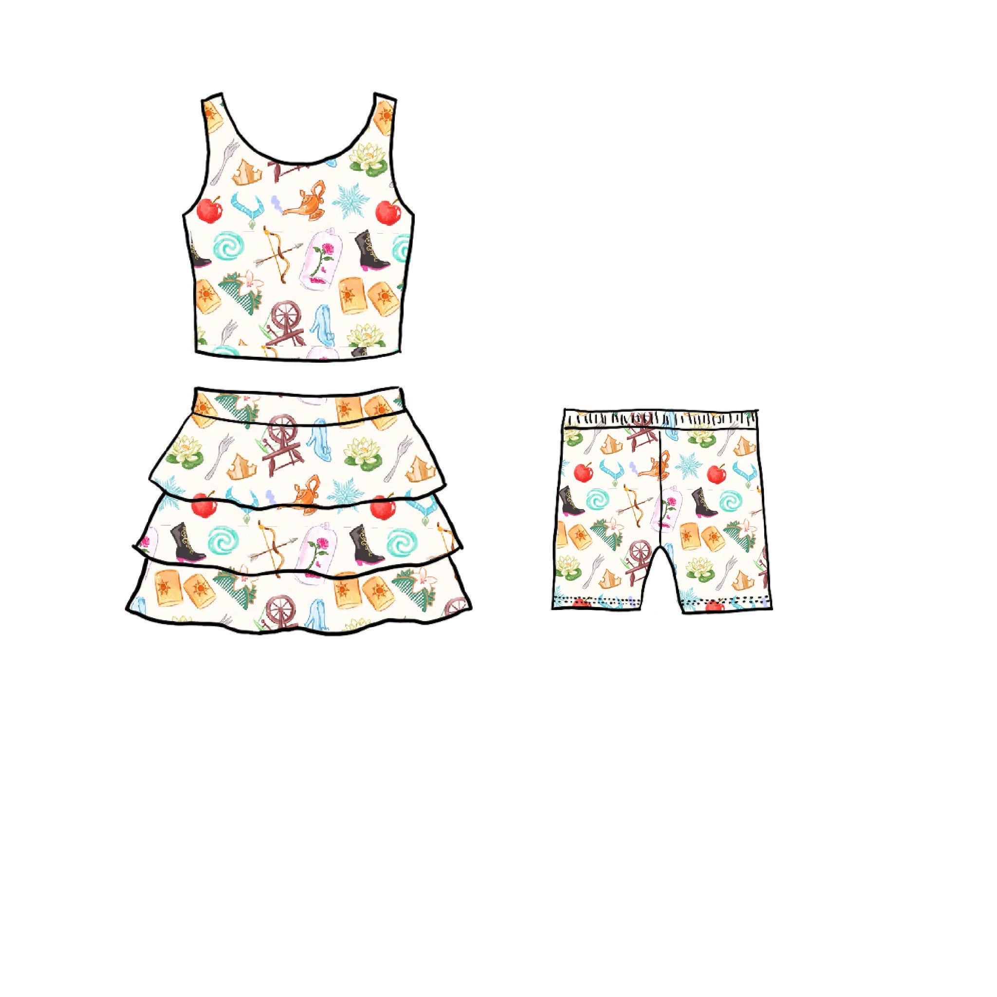 Gadgets & Gozmos Athletic Skirt Set