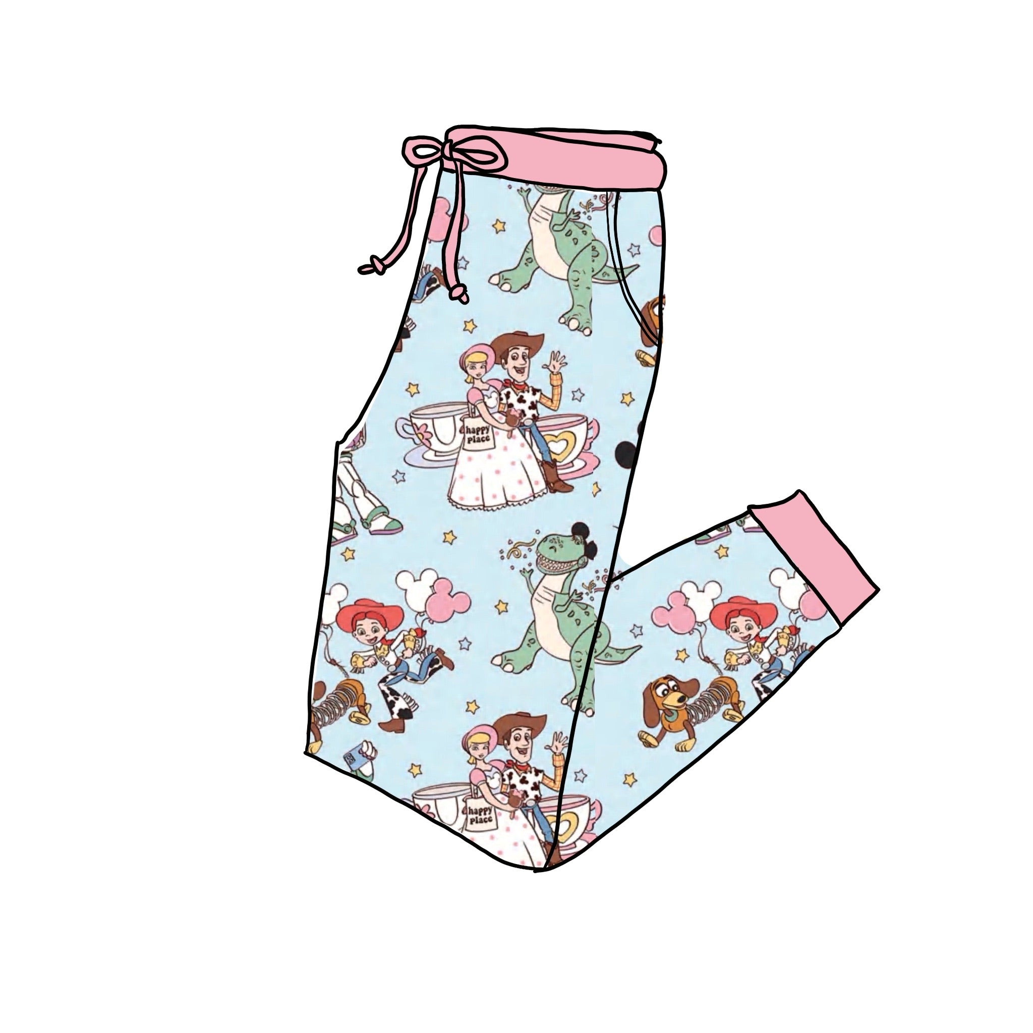 Magical Friends Adult bamboo joggers