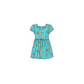 Scribble & Sketch Bamboo Dress with Bow