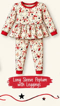 Ole Saint Nick Peplum with leggings