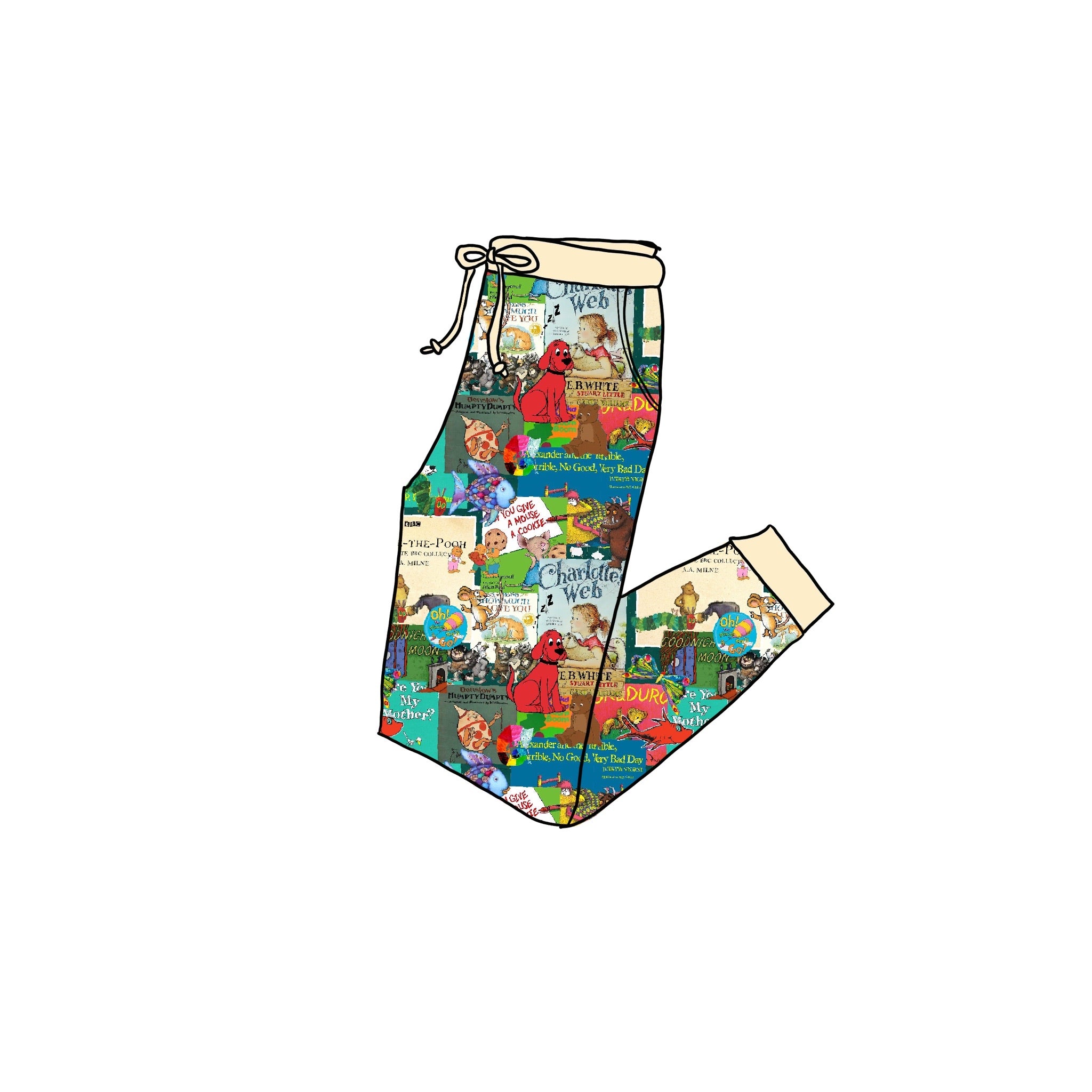 Childhood Fables Adult bamboo joggers