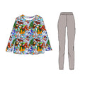 Santa’s Paws  peplum with leggings