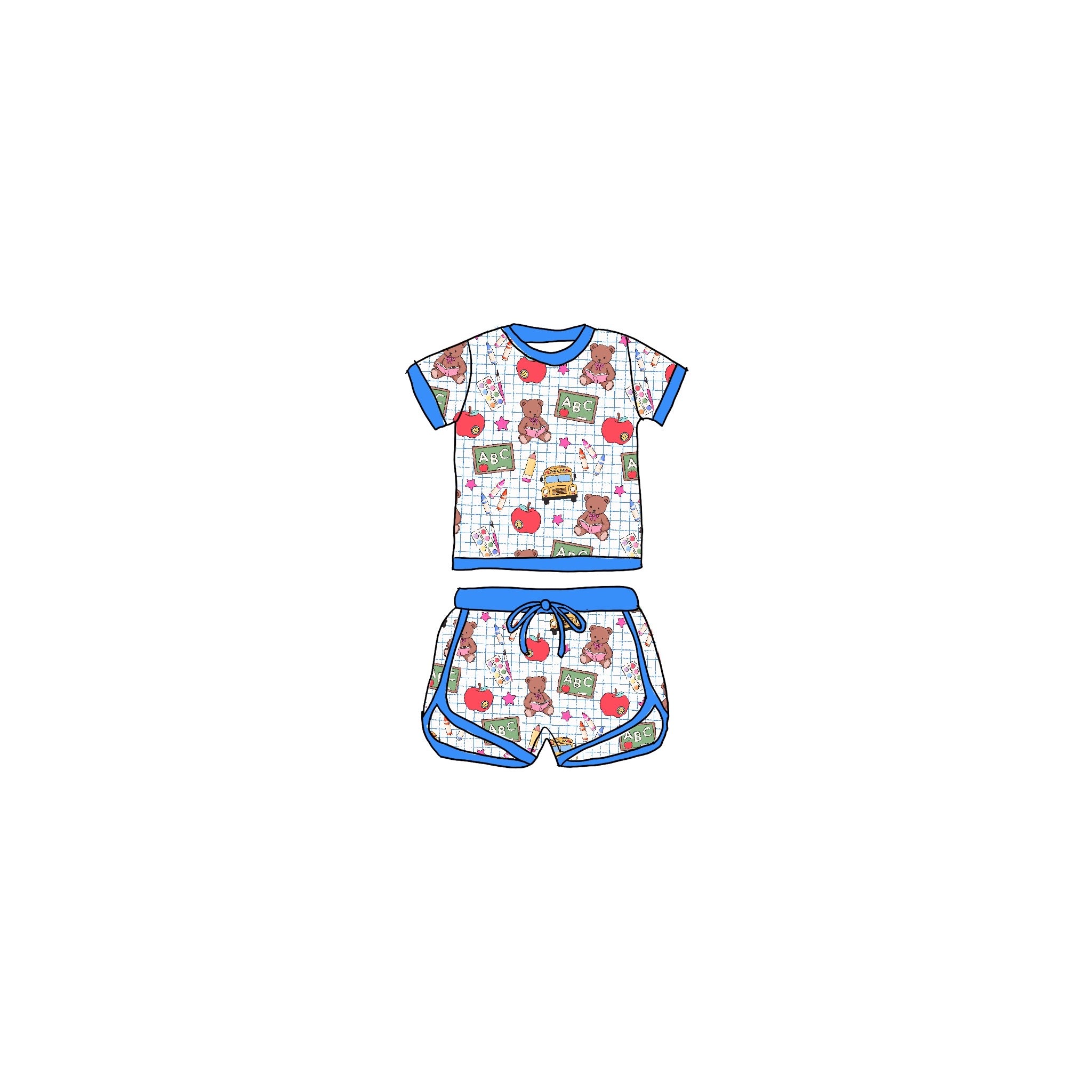 A+ Bamboo Drawstring Short Set