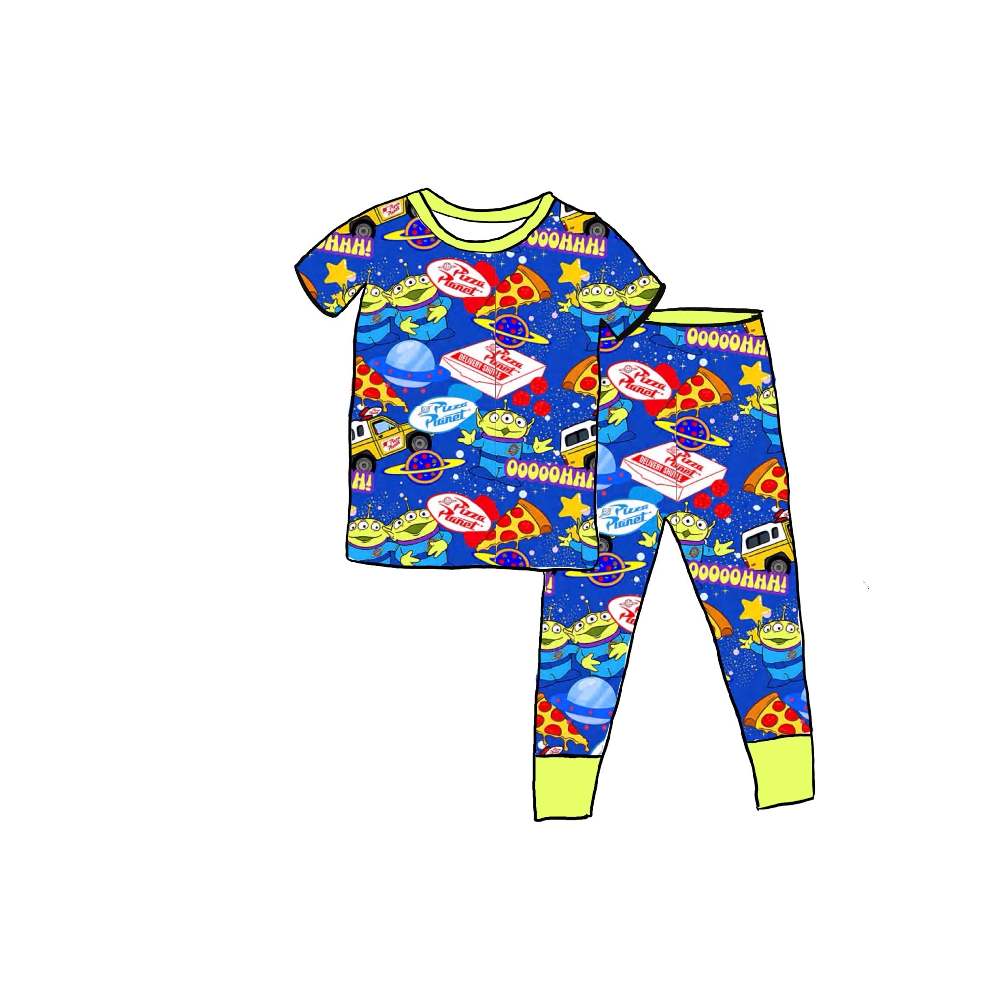 Pizza Planet 2 piece set