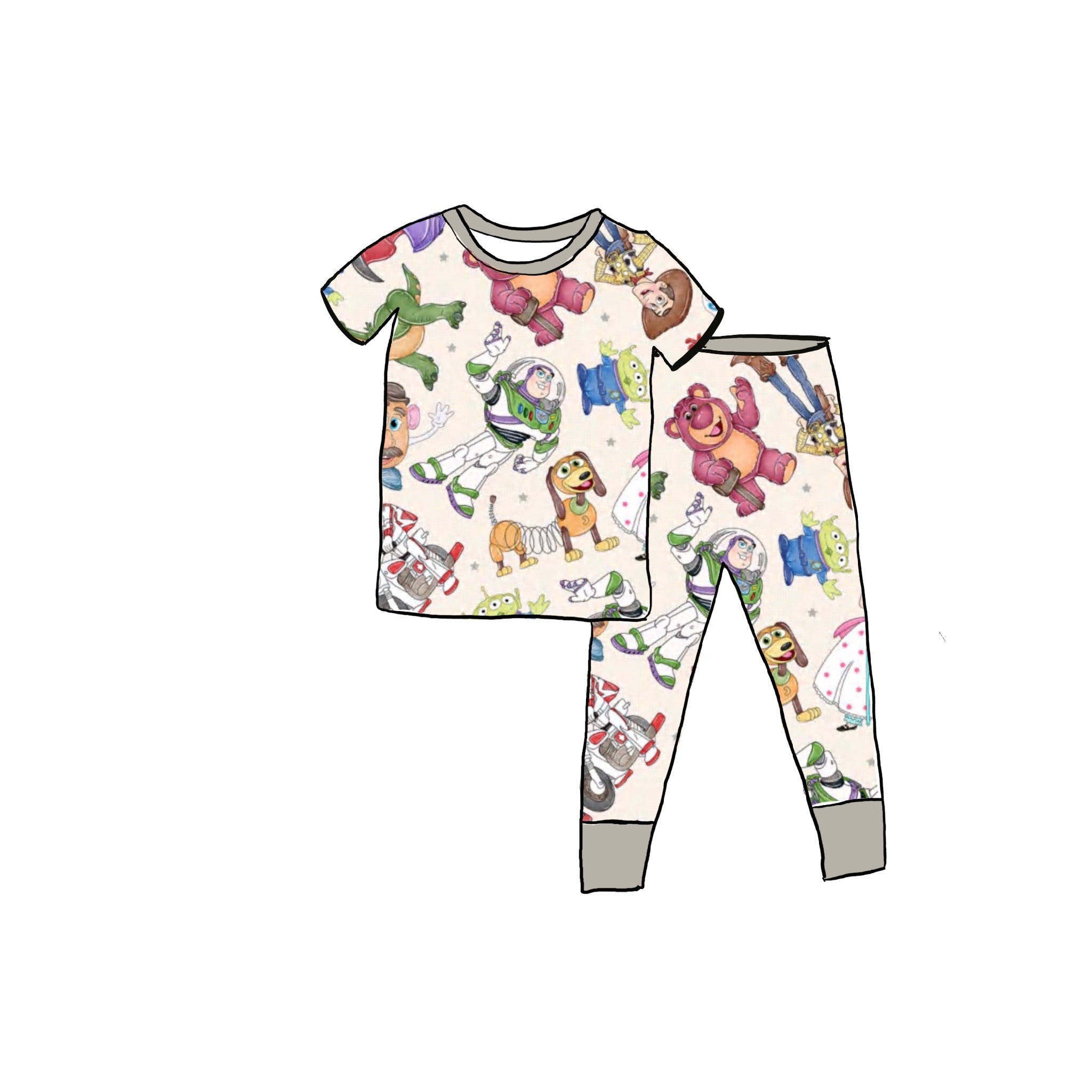 Watercolor Toys 2 piece set