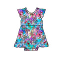 ‘Key’ngdom Bamboo Viscose Baby Skirted Bodysuit