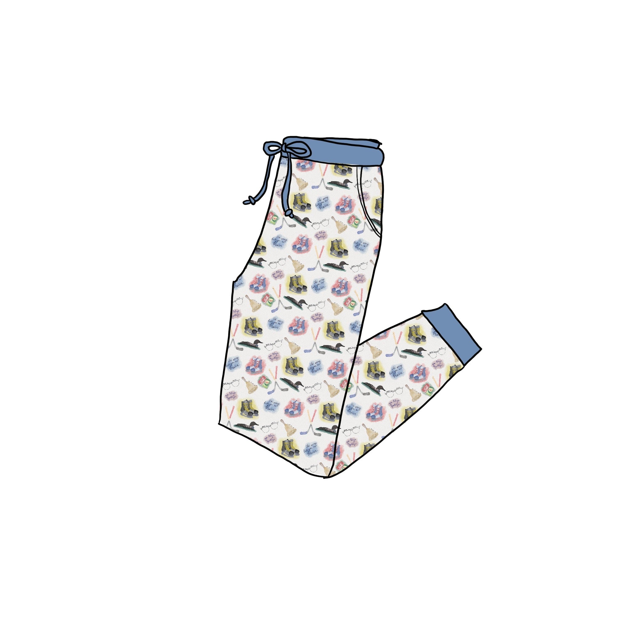 Loon Call Adult bamboo joggers