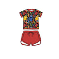 E is for Elmo Bamboo Drawstring Short Set