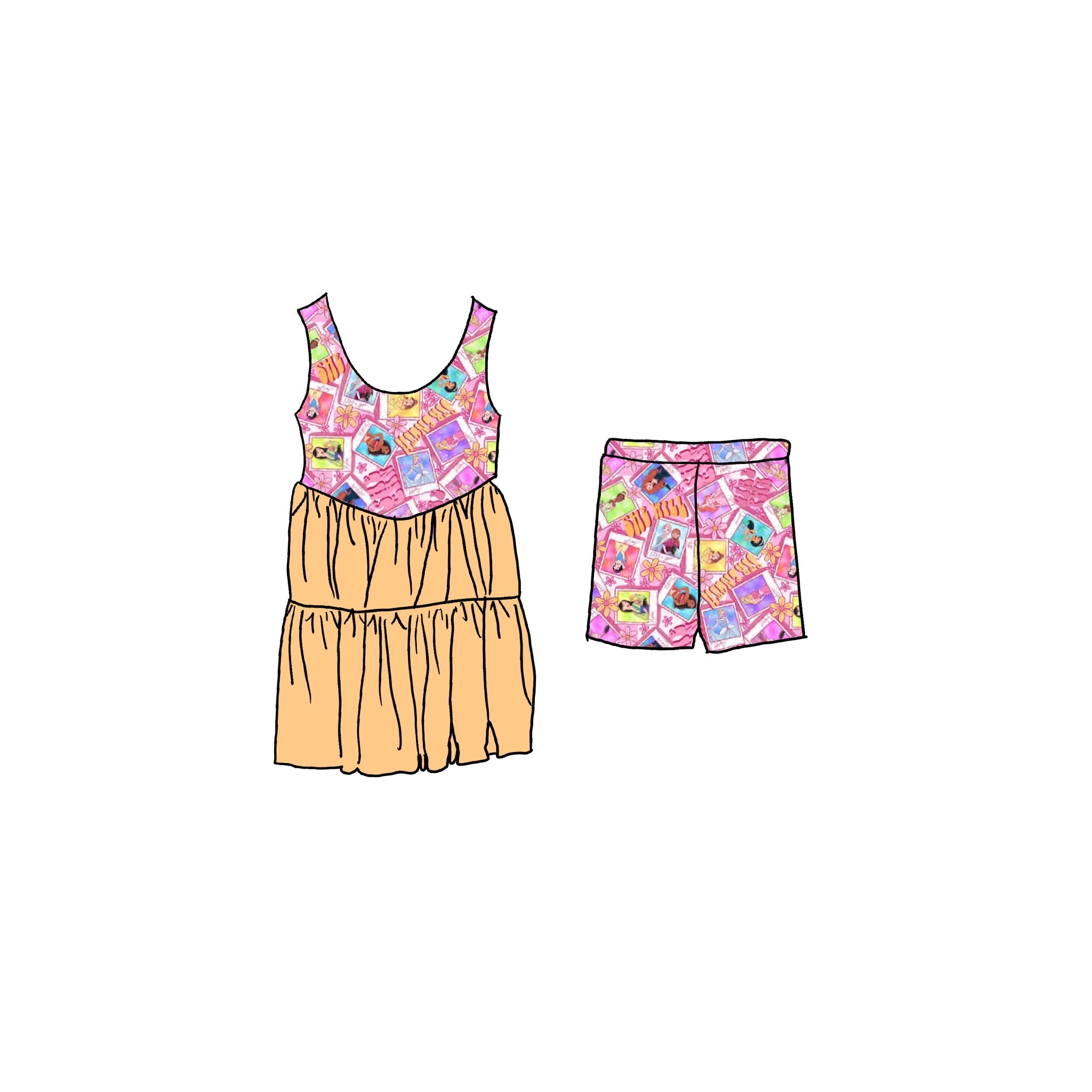 Polaroid Power Athletic Twirl Dress