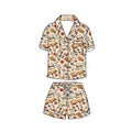 Poets Corner Women’s Button Down and Short set
