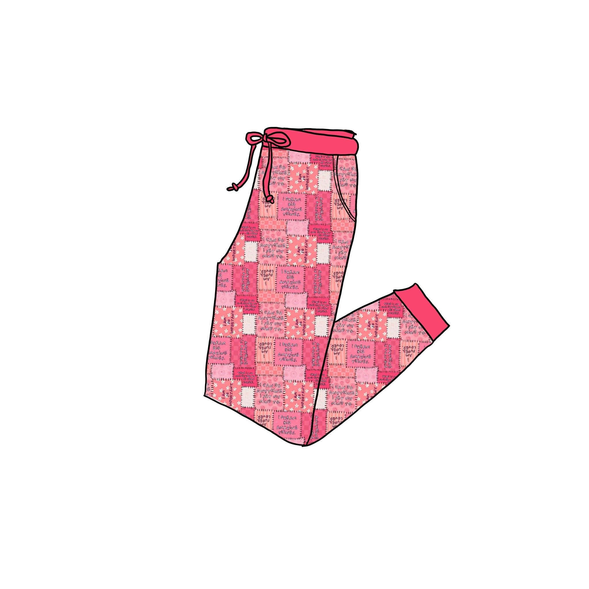 Possibility Patches Adult bamboo joggers
