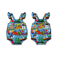 Toy Land Bamboo Ruffle bubble romper