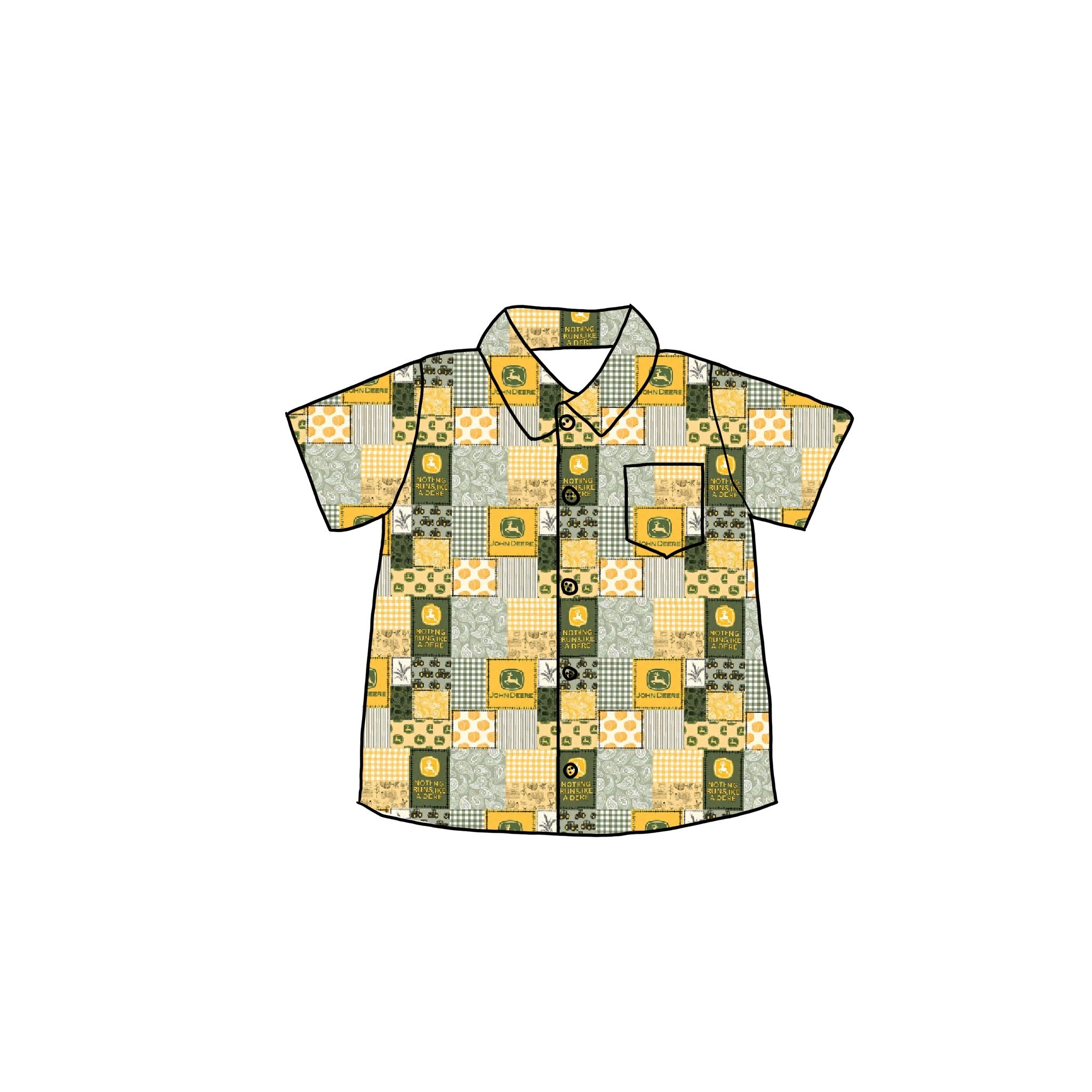 Mowin’ Along Button Down