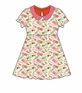 Cindy Lou Juice Collared Bamboo Twirl Dress